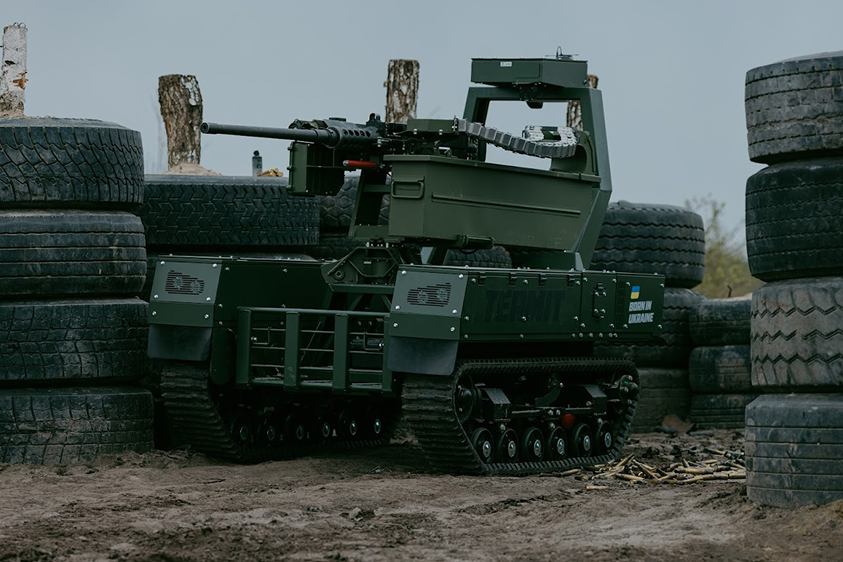Ukrainian ground robotic system Termit / Photo credit: Tencore