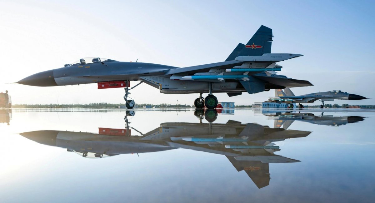 Chinese J-11, a licensed copy of russian Su-27SK