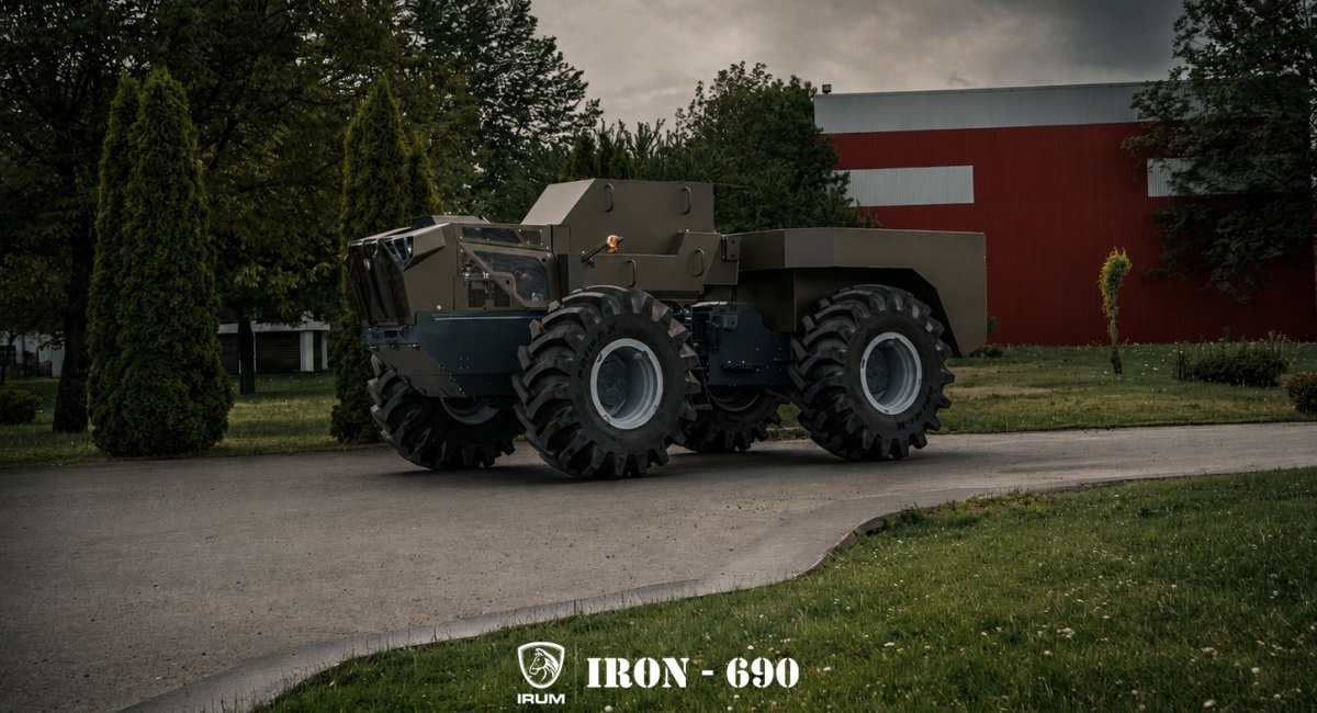 Romanian ground robotic system IRON-690 / Photo credit: IRUM