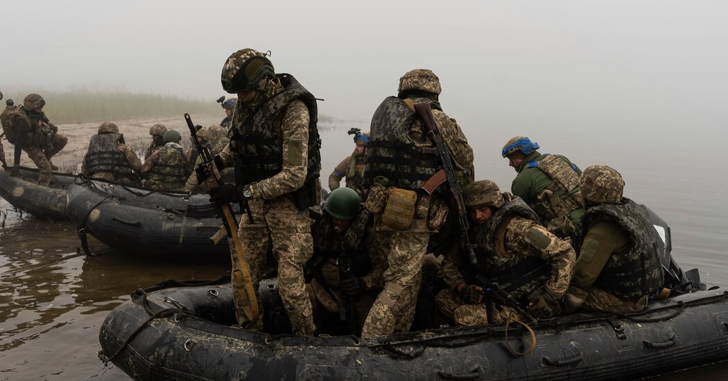 Ukrainian forces have been able to hold on  on the eastern bank of the Dnieper River