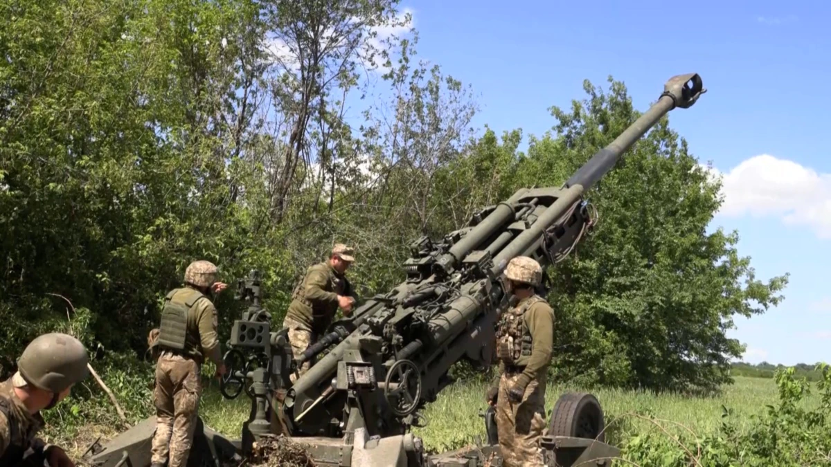Australia, Canada and the US have also sent more than 100 M777 howitzers