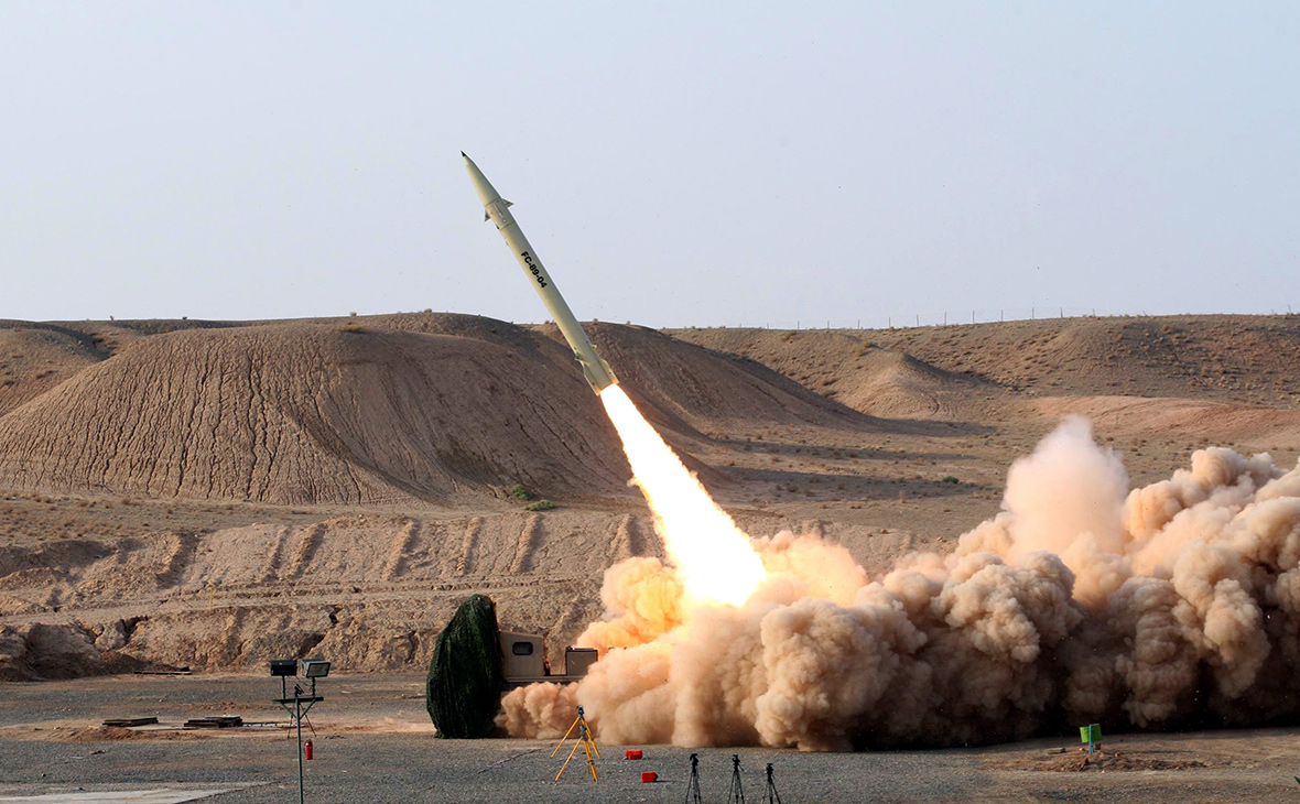 Fateh-110 missile launch