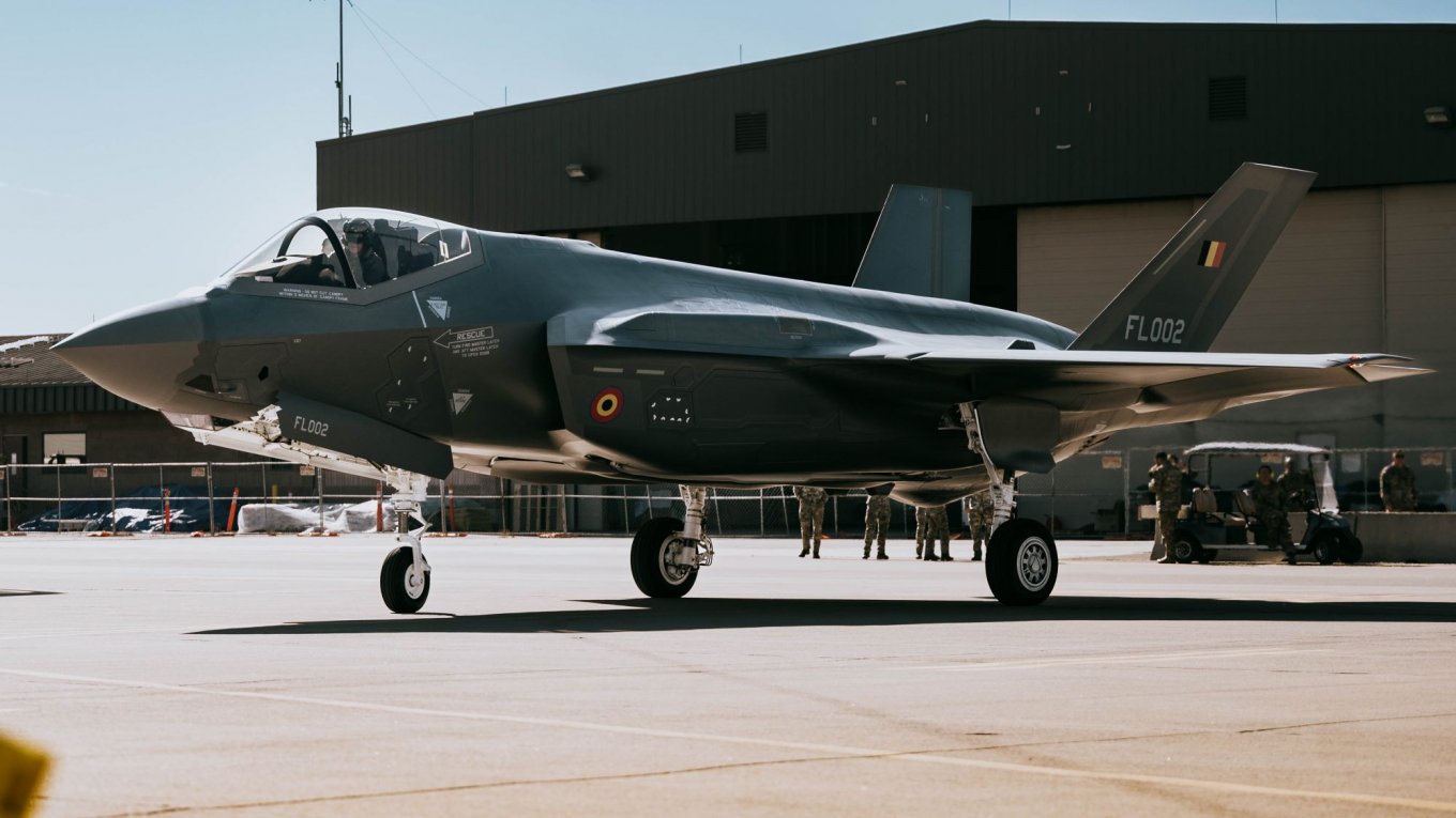 Belgian F-35A at Luke Air Force Base, Arizona , Belgium Orders 11 More F-35A Jets, Boosting European Defense with Fighters Manufactured in Italy