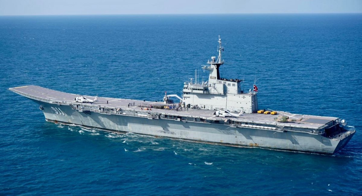 Aircraft carrier HTMS Chakri Naruebet of the Royal Thai Navy