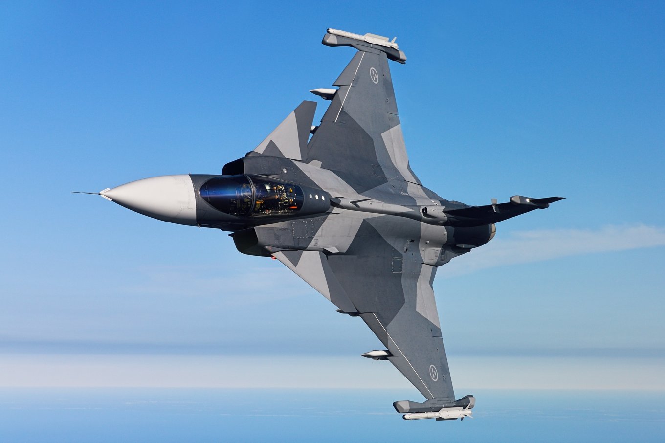 Swedish Gripen E fighter / Open source photo