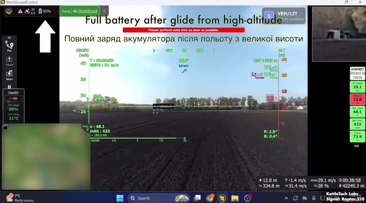 Ukraine's Hornet UAVs Targeting Crimea Corridor Could Fly Farther, Longer With Balloon Deployment