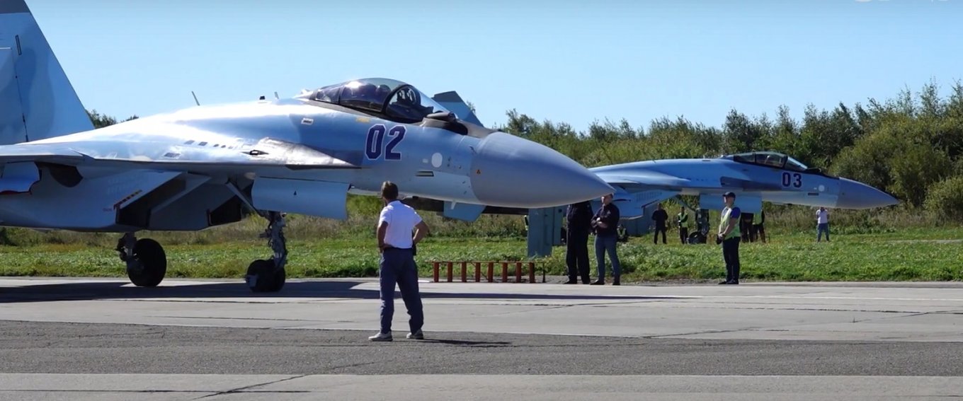 Delivery of new Su-35S to the russian Air Force, September 2022
