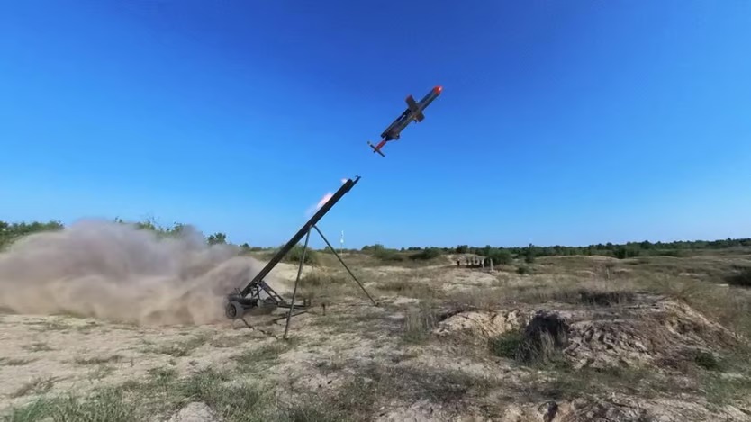 Ukrainian Trembita Cruise Missile Worth $4,000 Presented in Kyiv, Testing the prototype of the Ukrainian Trembita cruise missile