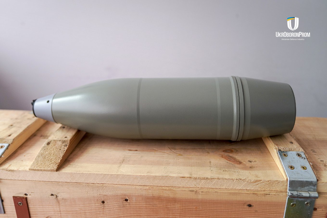 The 122-mm projectile manufactured by the Ukroboronprom State Concern jointly with NATO member Defense Express Ukroboronprom Shipped 122-mm Projectiles Jointly Produced With NATO Member