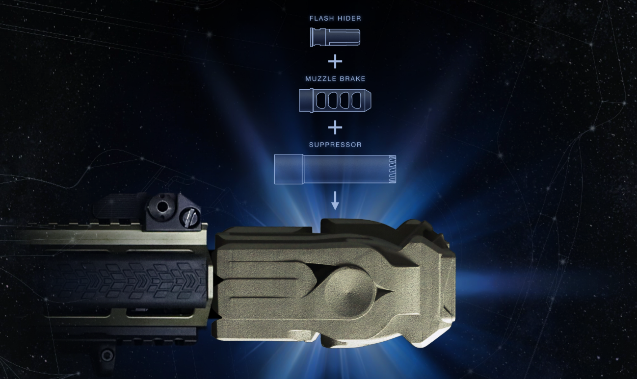 First Time Shooting From 30mm MTL-30 Grenade Launcher With New 3-in-1 Suppressor, analogue of the MF30MD multifunctional muzzle device, but for smaller calibers, both developed by Strategic Sciences