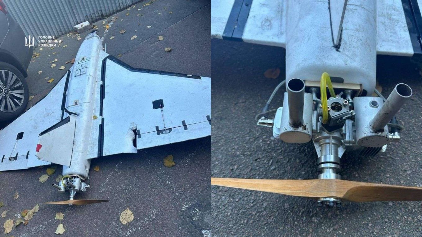 A russian Gerbera UAV, downed by air defense and dismantled / Defense Express / They Can't Even Make a Foam Drone Without China: Skywalker Technology Developed Gerbera Killer Drones For russia