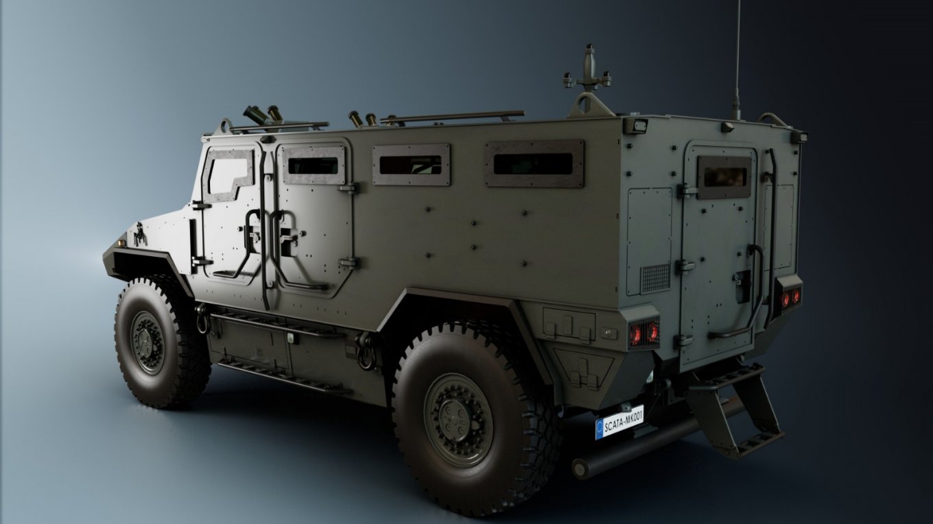 Finnish SCATA Presents Its Celeris-Based Armored Vehicle as Ukraine's Counterpart Remains Unseen