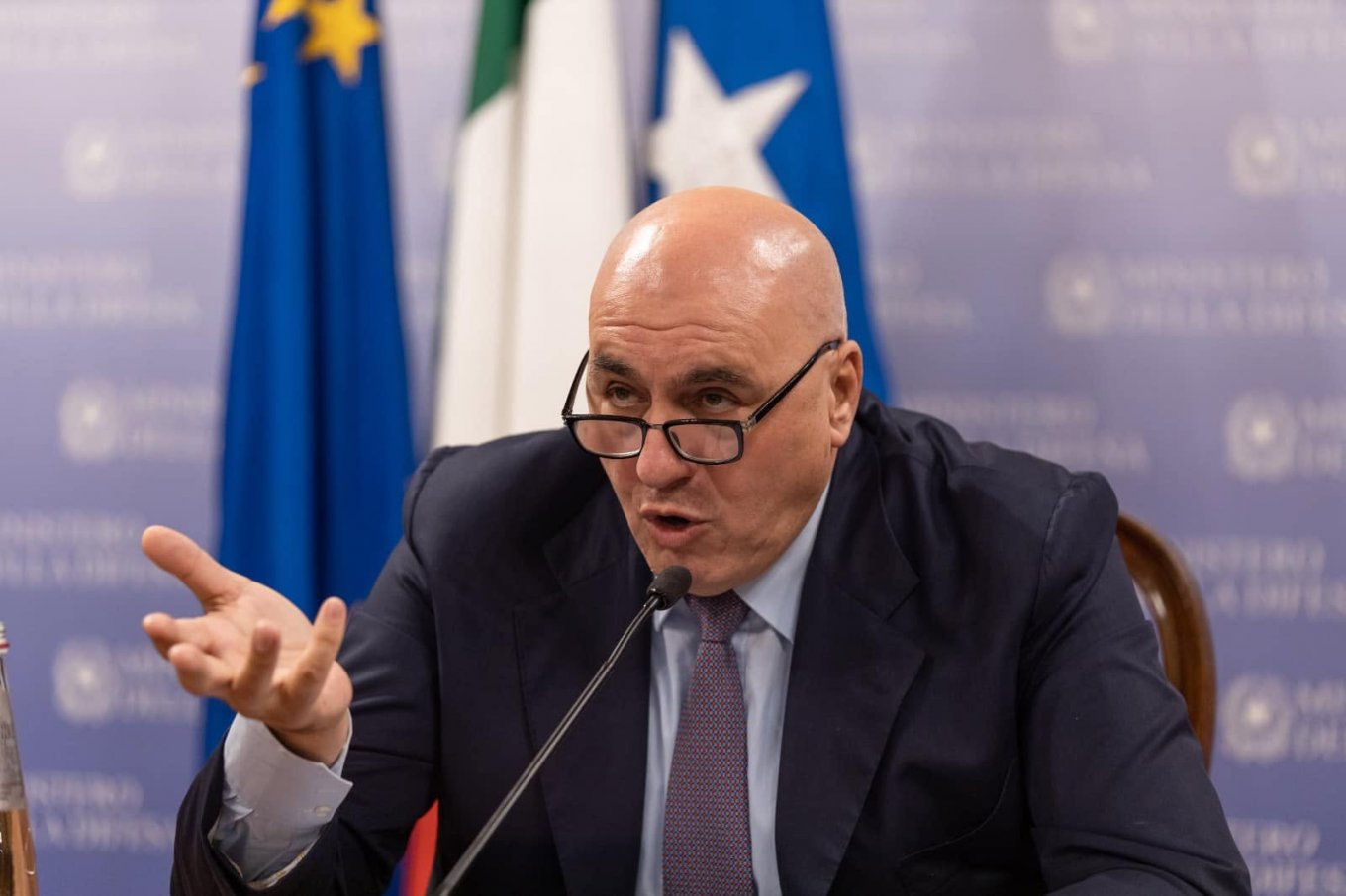 Italian Minister of Defense Guido Crosetto