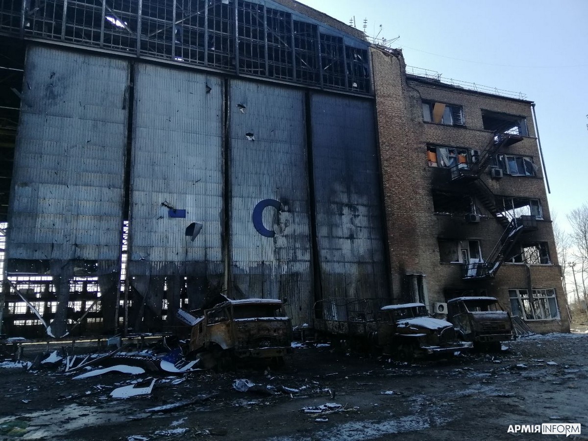 What Has Left After Hostomel Airport Attack. Antonov State Enterprise Reports, Defense Express, war in Ukraine, russia-Ukraine war