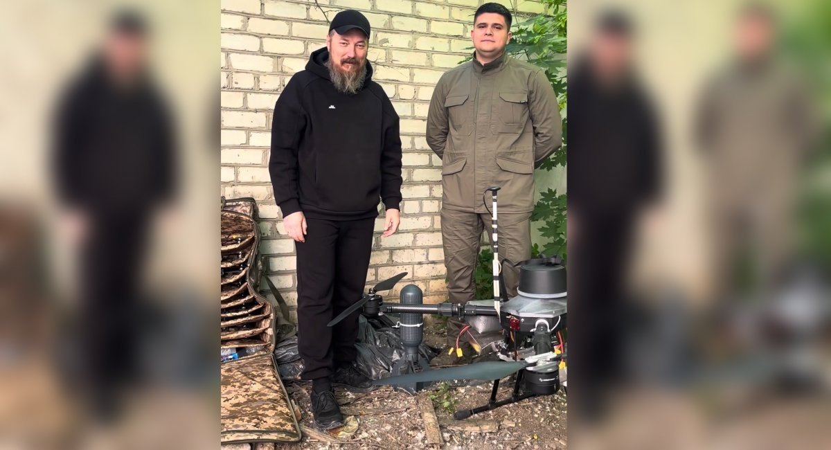 The Ukrainian Drone Bee Queen and its operators from the Madiar's Birds battalion / Defense Express / New Drone Mothership Presented in russia Instead of Faulty Pchelka UAV Carrier