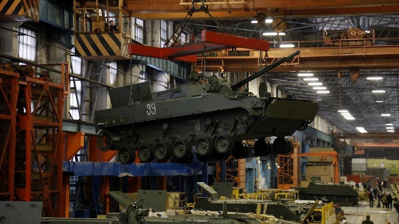 BMP-3 production at Kurganmashzavod plant