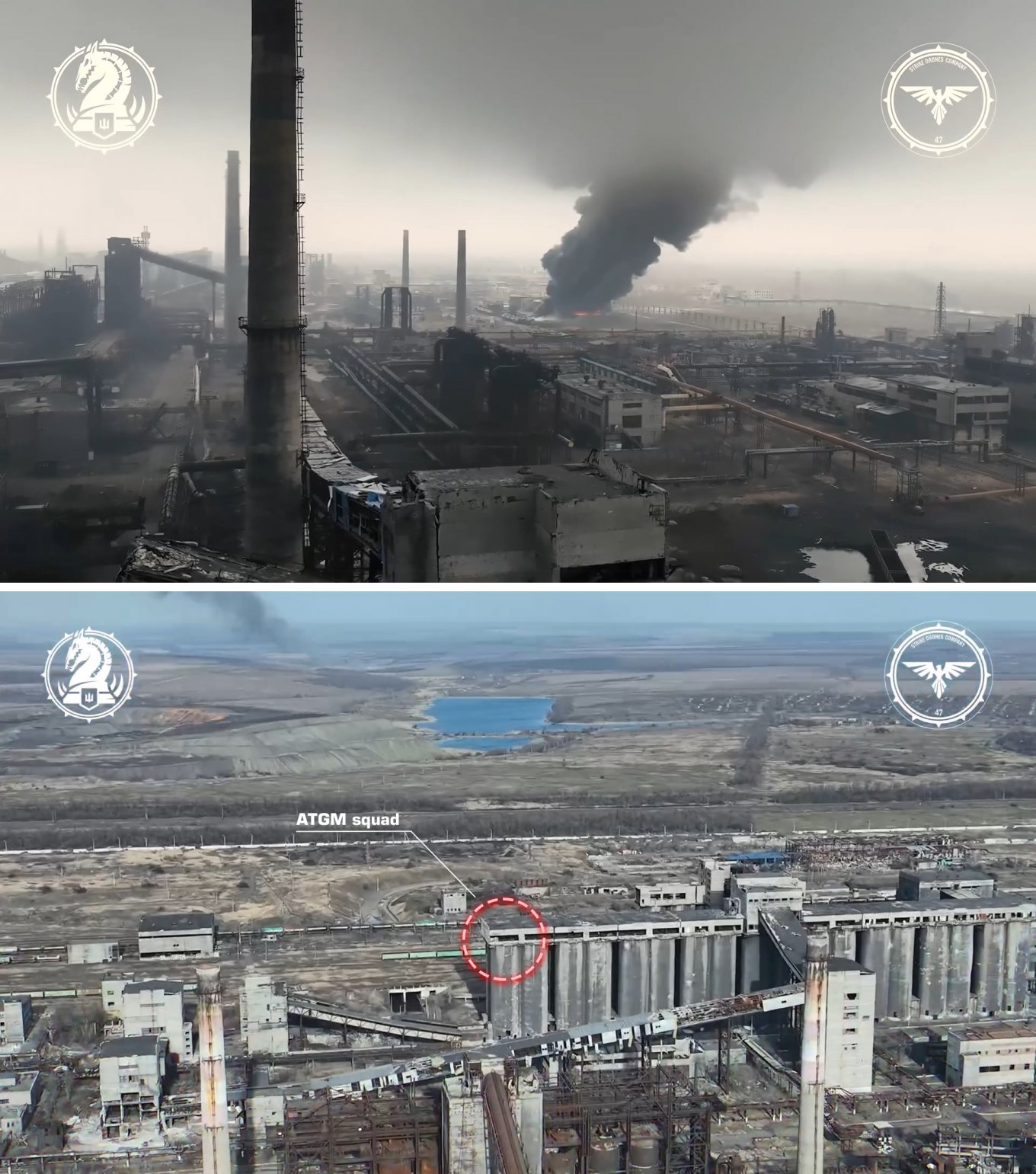 Avdiivka Coke Plant: general view and one of positions of russian anti-tank units / Defense Express / How Ukrainian Forces Use M1 Abrams Tanks Near Avdiivka, Insights from Soldier and Analyst