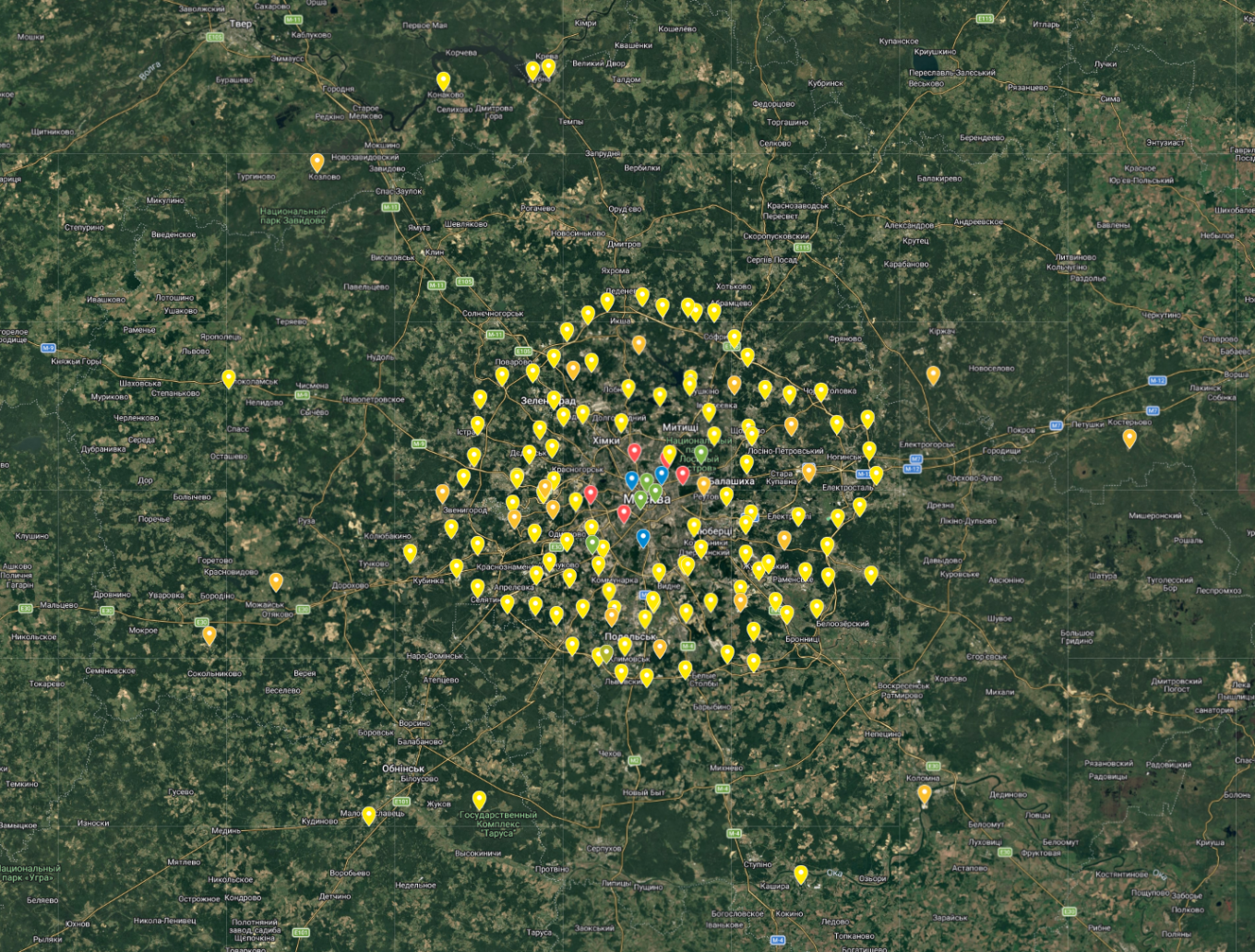 Hundreds of Air Defense Systems Shield Moscow and Putin's Residences, While russia's Strategic City of Taganrog Is Left Exposed