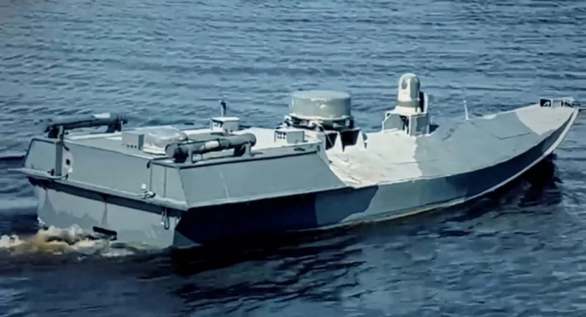 During the Year, Ukraine’s Naval Drone Fleet Attacked 8 Vessels of Russia’s Black Sea Fleet, Sea Baby kamikaze unmanned surface vehicle, summer 2023, Defense Express