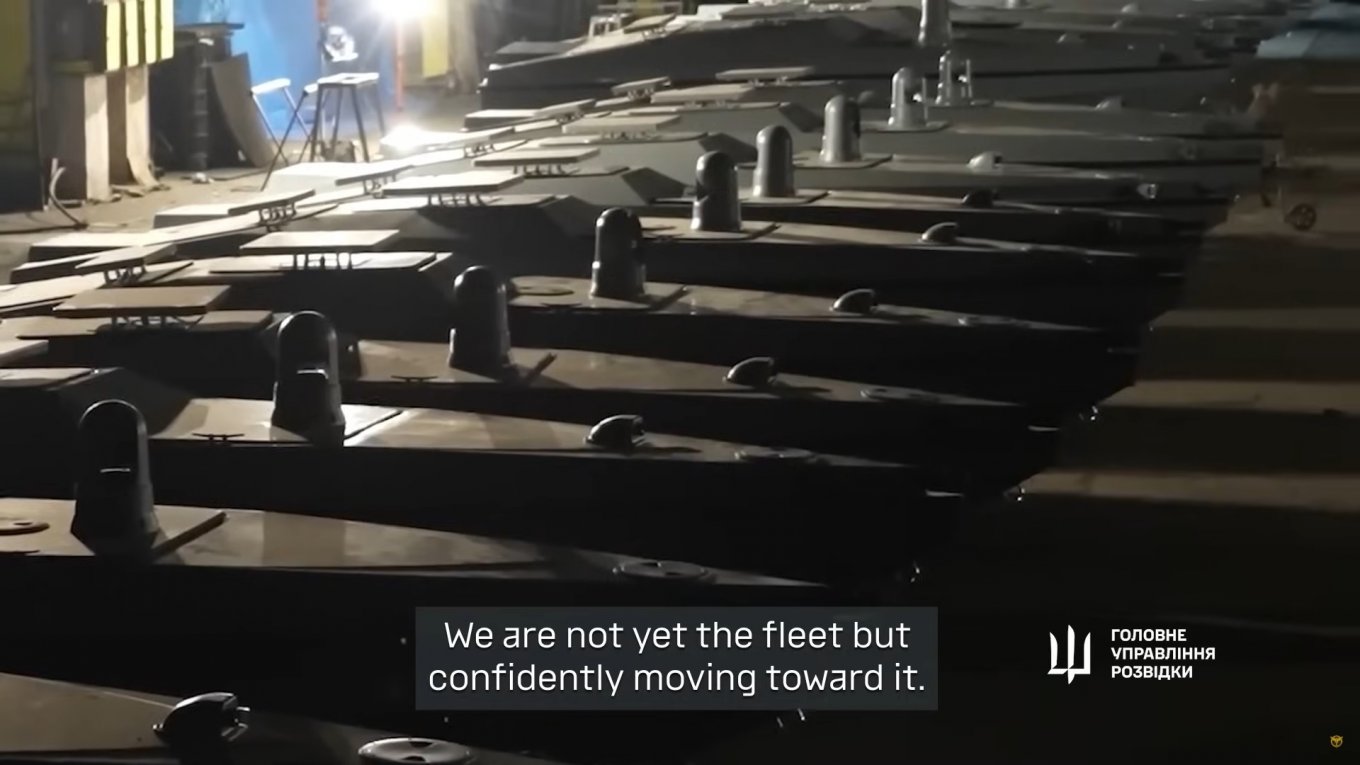 Illustrative picture: Magura V5 unmanned surface vehicles stocked in a secret warehouse in Ukraine / Defense Express / A Third of Ukraine’s Defense Budget Will Go to High-Tech Weapons — Industry Wants More