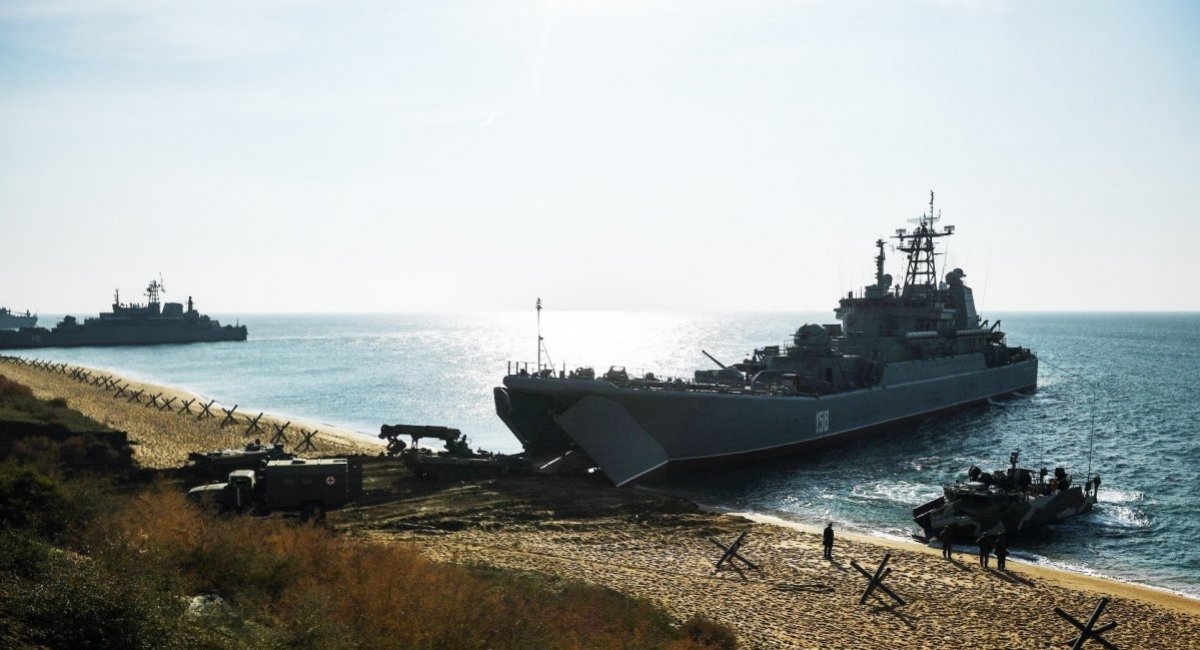 The Caesar Kunikov (Project 775) large landing ship during military drills in 2021 Defense Express 722 Days of russia-Ukraine War – russian Casualties In Ukraine