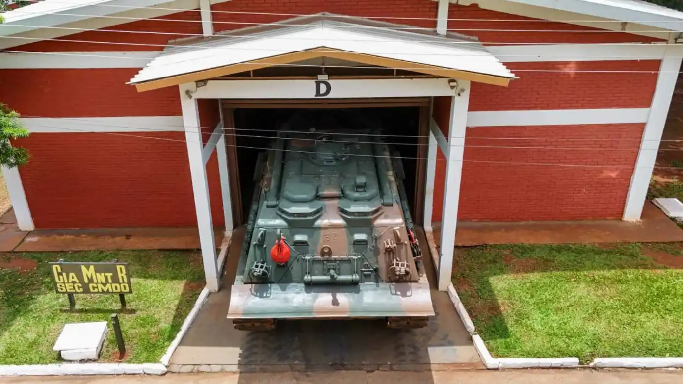 Brazilian M60A3 Pattons under restoration