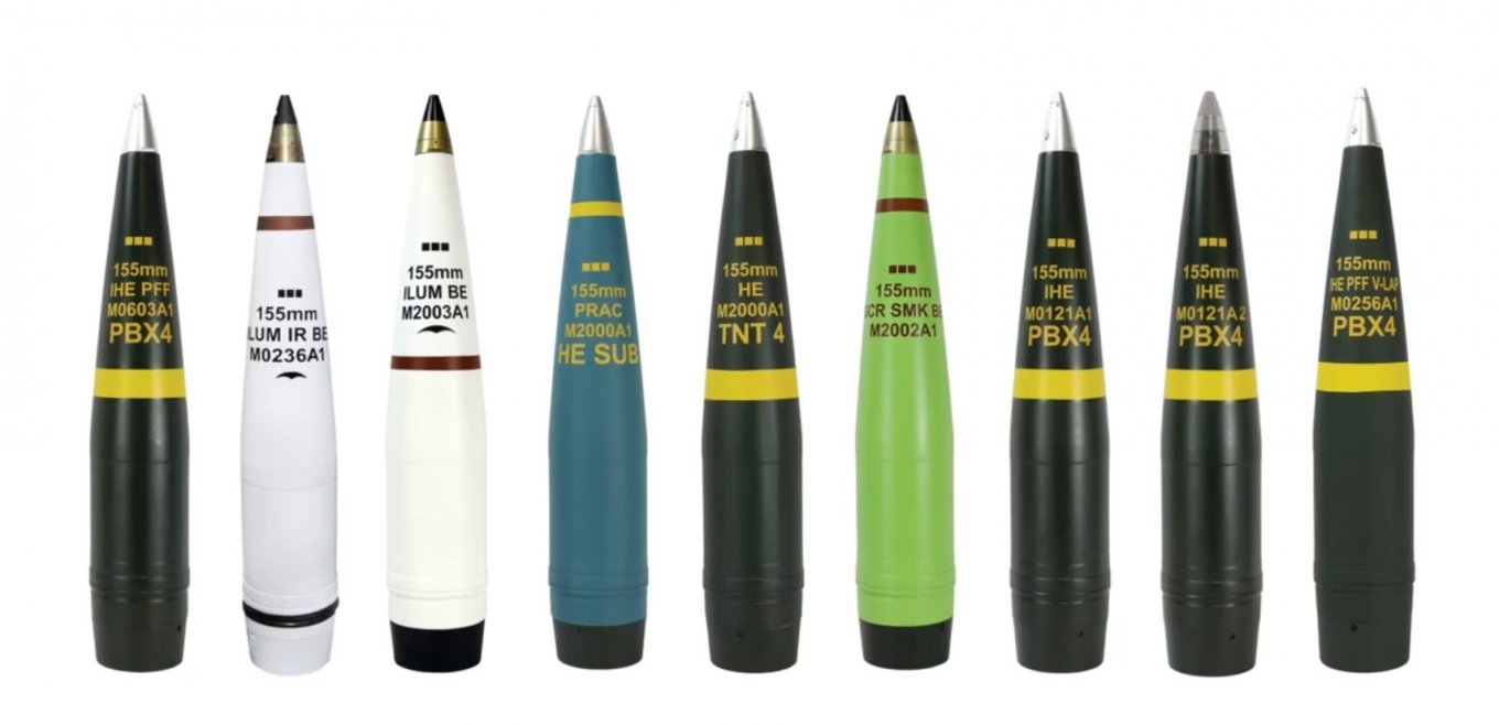 Rheinmetall Receives New Order to Manufacture Tens of Thousands of 155-mm Artillery Shells by 2027