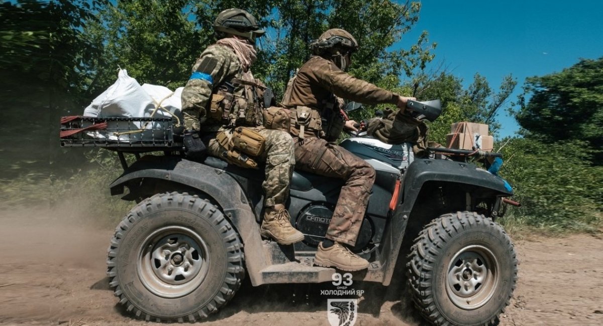 Experience from the russian-Ukrainian war has firmly established ATVs and unmanned ground systems as a core element of last-mile logistics / Photo credit: 93rd Separate Mechanized Brigade Kholodnyi Yar