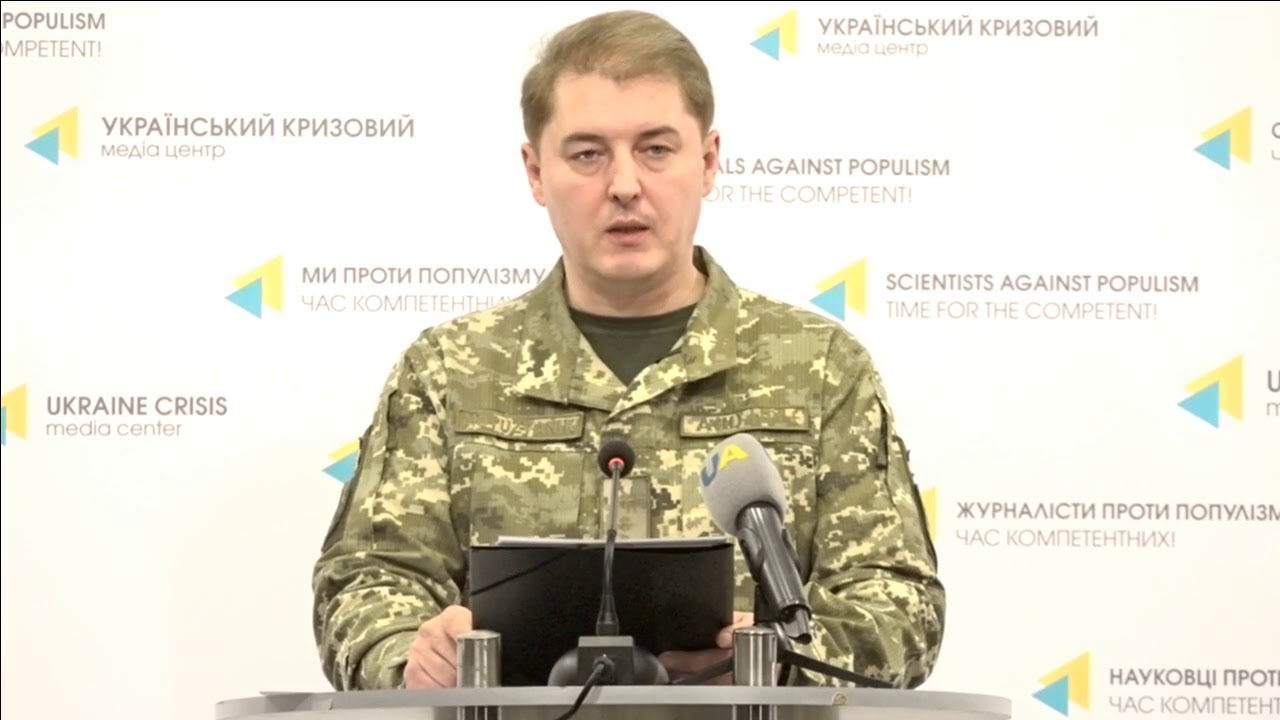 Ukrainian Defense Ministry Spokesman Oleksandr Motuzianyk