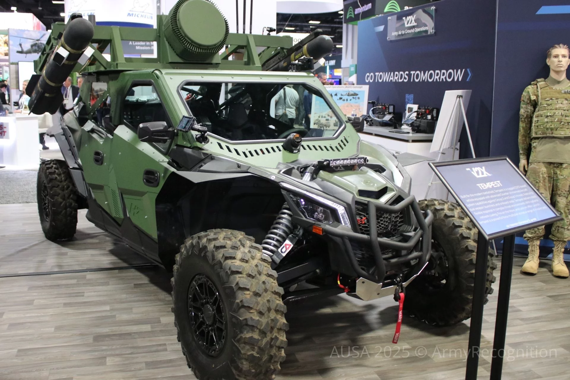 New American Tempest air defense missile system