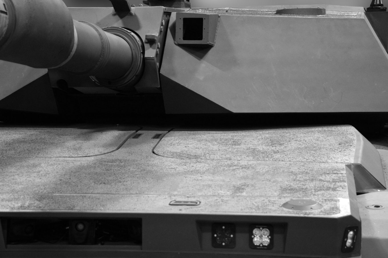 The M1E3 Abrams prototype Defense Express First Look at M1E3 Abrams Prototype Suggests a Completely New Hull and Crew Layout (Photos)