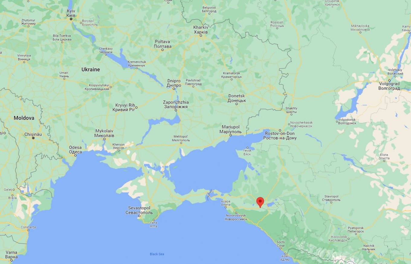 Ukraine’s Special Service Attacks russia’s Oil Refinery in Krasnodar Krai, Afipsky town on Google Maps, Defense Express