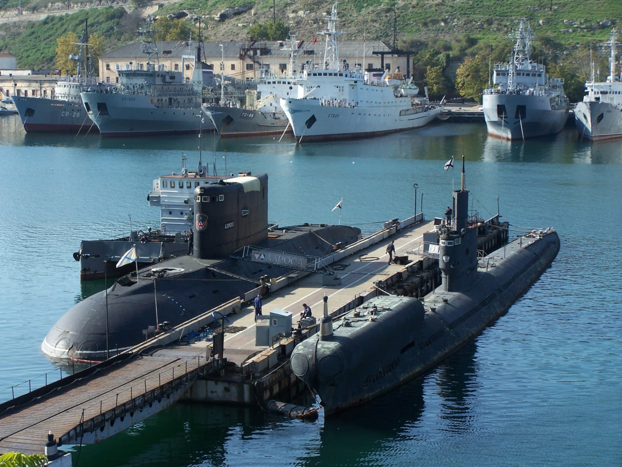 Project 877–class submarine Alrosa and Project 633 submarine S-49 / Defense Express / Hidden Underground Base Object 825 Cannot Host russian Ships But It Could Change