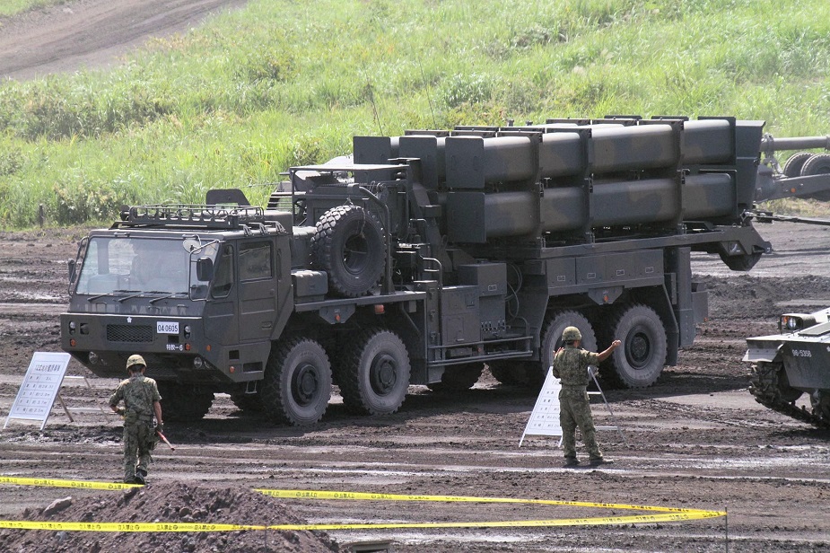 Japanese Type 12 missile transporter-erector-launcher