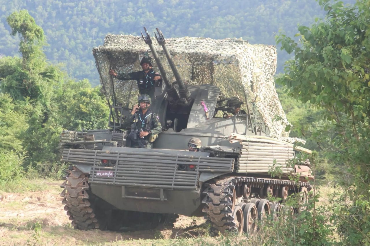 Thai Army returns M42 Duster to service, September 2026 / Open source photo