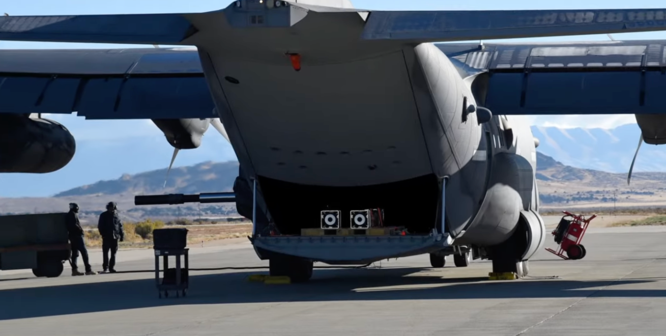 Small Cruise Missile in the inner compartment of the AC-130J Ghostrider, Defense Express Leidos Unveils America's Brand New 100kg Small Cruise Missile with 640 km Range