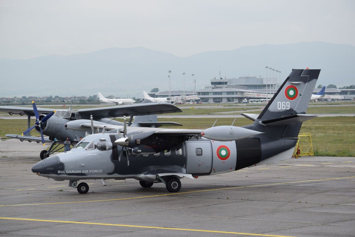 Bulgarian L-410 short-range cargo aircraft