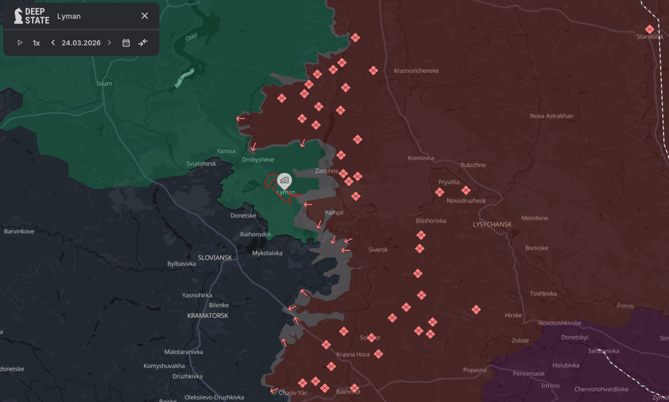 Lyman, Donetsk region Defense Express UK Defense Intelligence: russia Launches Battalion-Scale Assault Near Lyman as Mechanized Attacks Rise