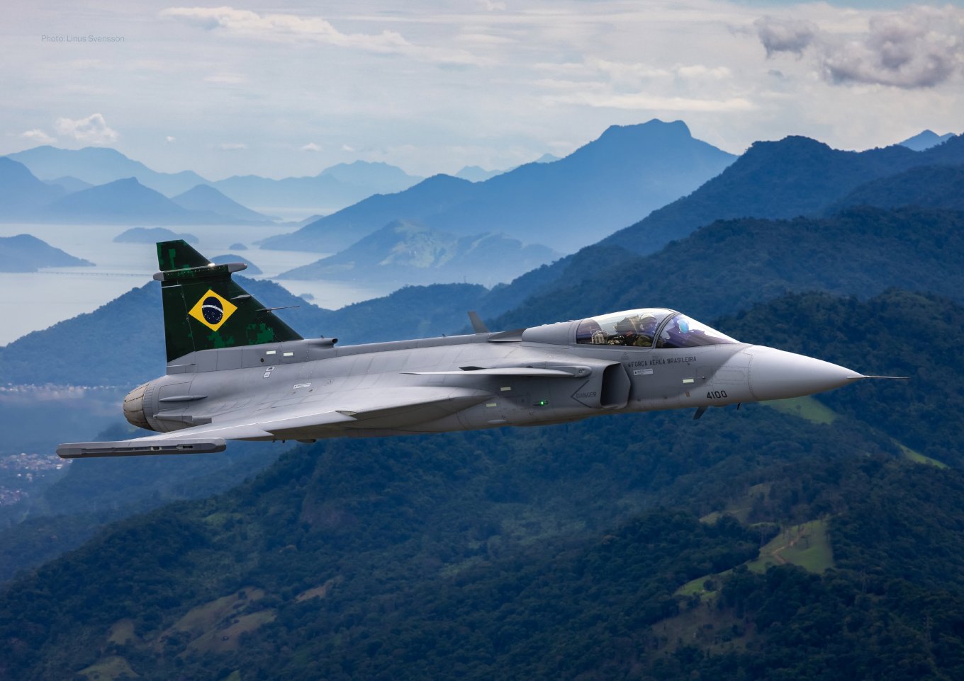 Gripen of the Brazilian Air Force / Photo credit: Saab