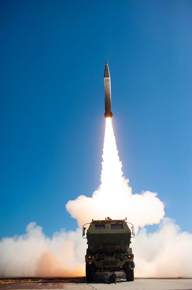 PrSM launch from M142 HIMARS