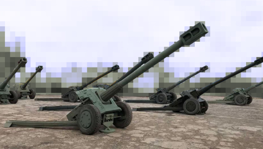D-20 towed howitzer replicas