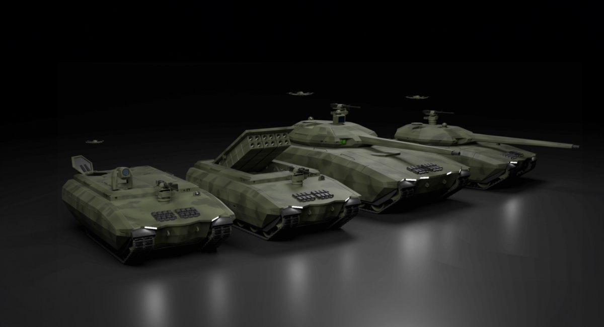 MGCS main battle tank concept rendering / Defense Express / Drones As 80% of the Army: UK is Radically Changing its Military Doctrine Based on Ukraine's Experience