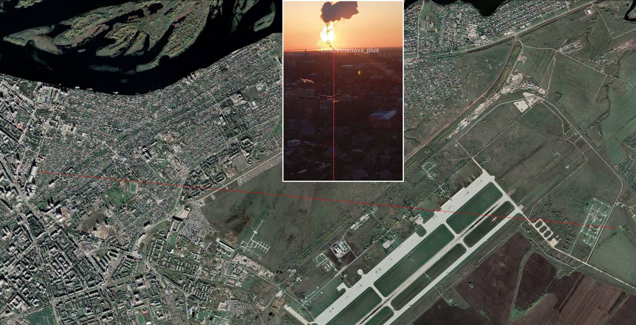 Ukrainian Long-range Weapons Hit Warehouse with Kh-555, Kh-101 Cruise Missiles for Tu-95,Tu-160 Bombers at russian Engels Airbase