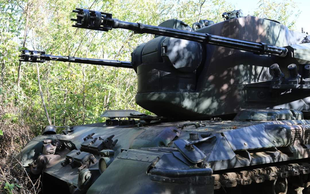 Gepard self-propelled anti-aircraft gun in Ukraine. Photo - UAF