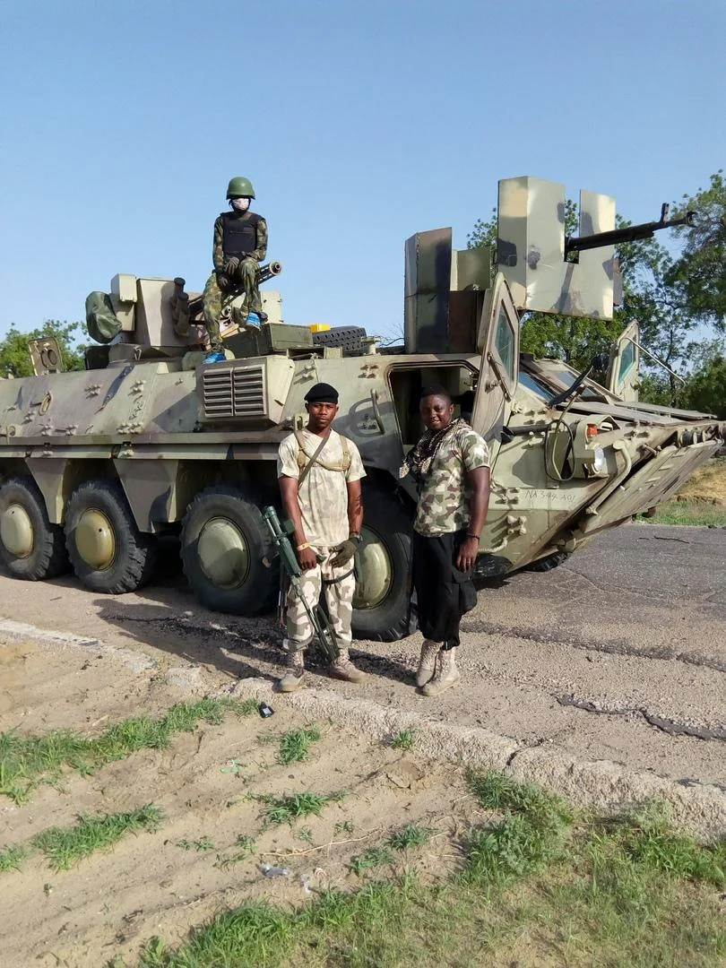 Earlier images of a BTR-4EN fitted with a DShK heavy machine gun and an armored gunner’s position