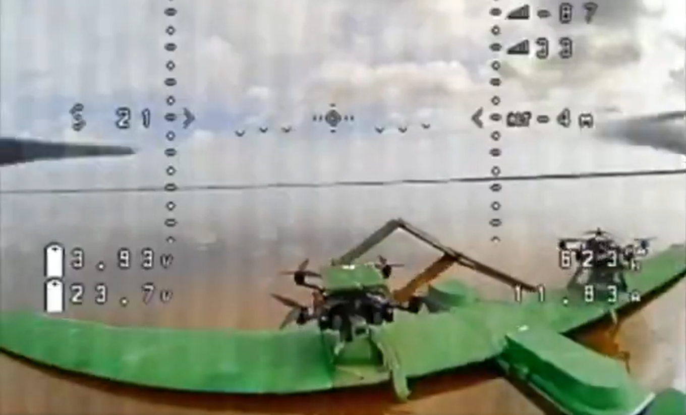 What First Sighting of Ukrainian FP-1/2 Mothership Carrying Starlink-Enabled FPV Drones Reveals