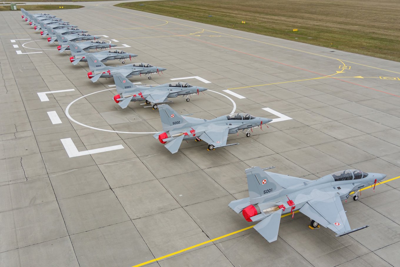 FA-50 trainer aircraft of the Polish Air Force