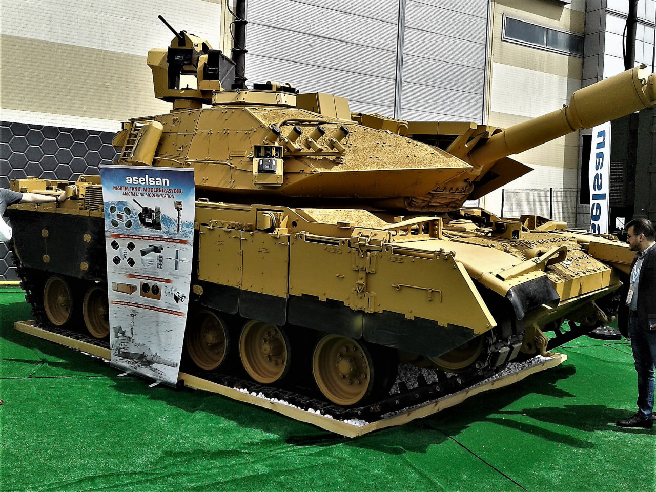 Modernized Turkish M60TM tank