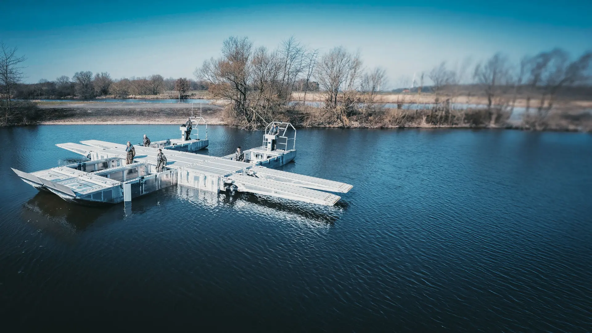 Germany Announces Multi-Million Investment in Pontoon Bridges and Crossings, Defense Express