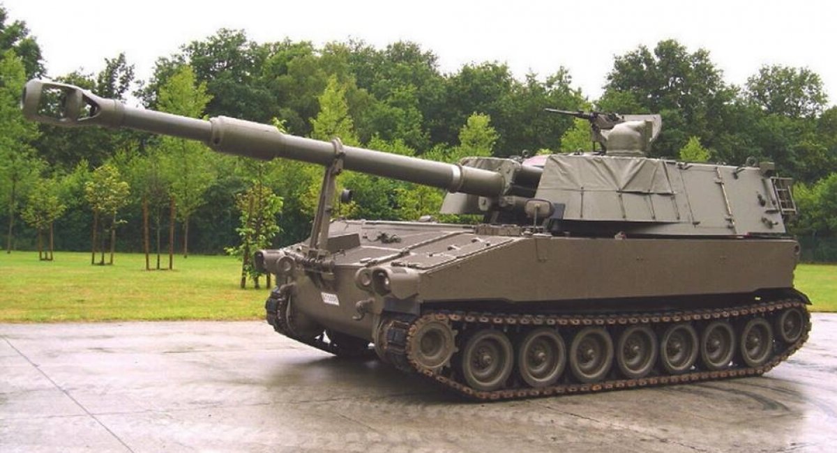 Belgian M109A4BE self-propelled howitzer